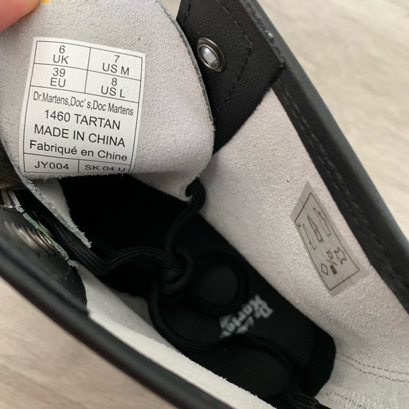 Dr. Martens 1460 Tartan Plaid Boot - Picture 5 of 5
